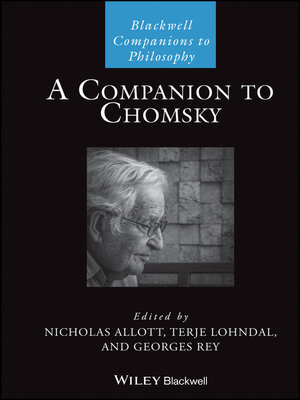 cover image of A Companion to Chomsky